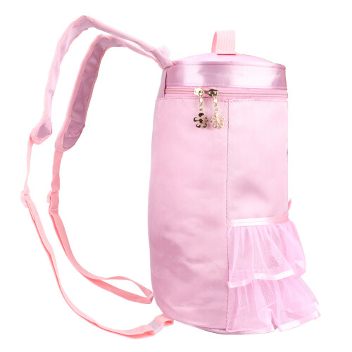 Ballet Satin Sequined Shoulder Bag Pink 2