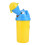 Draagbare Baby Urinepot Geel 1