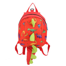 Dino-Rucksack Kindergartentasche für Jungen Mädchen Rot
