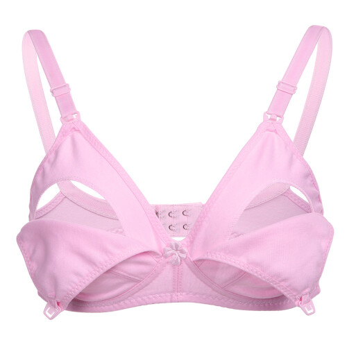 Baumwoll-Still-BH mit Vorneöffnung, Rosa, 40/90 2