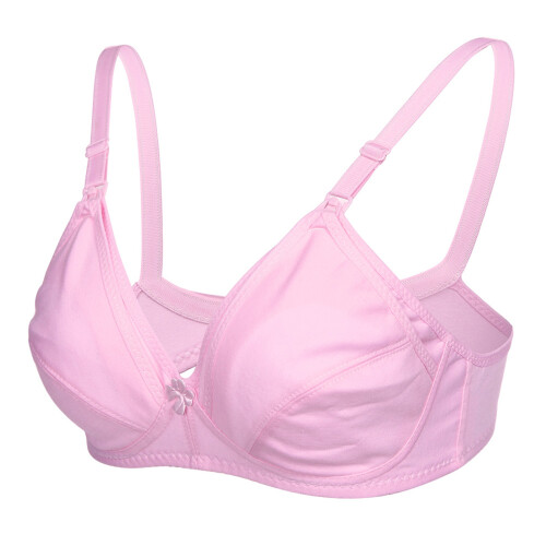 Baumwoll-Still-BH mit Vorneöffnung, Rosa, 40/90 1