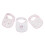 3 Stks Gebreide Baby Slabbetjes 1