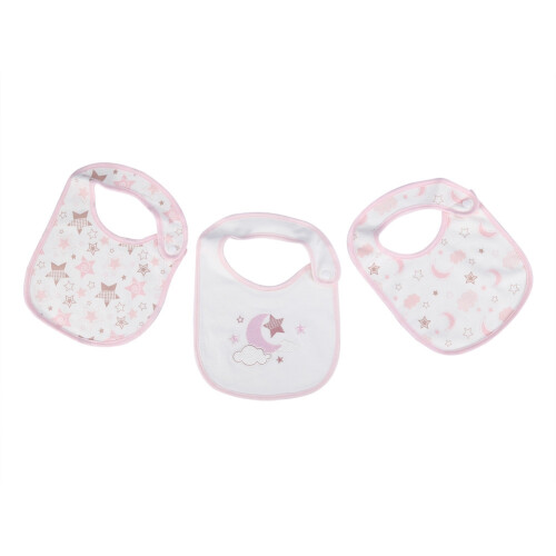 3 Stks Gebreide Baby Slabbetjes