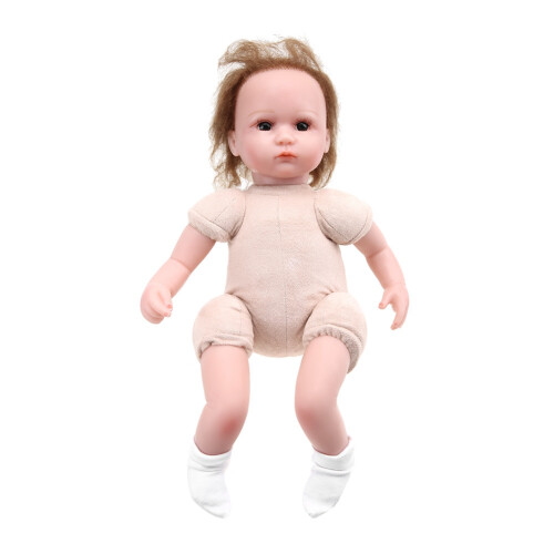 Weiche Silikon-Babypuppe mit Kleidung 2