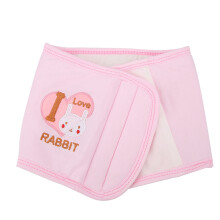 Baumwoll-Babybauchwärmer Wickel (Pink)