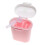 Draagbare melkpoederdispenser opslag roze 4