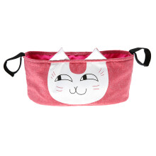 Große Baby-Tragebeutel-Hängematte, Windel-Organizer, Rosa-Katze
