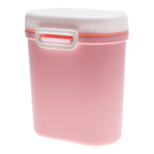 Draagbare melkpoederdispenser opslag roze 1