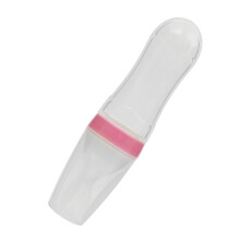 Baby Silicone Eetlepel Voeder (Roze)