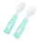 Robuster Anti-Rutsch-Löffel-und-Gabel-Set (Grün) 4