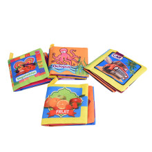 Bücher-Set für Kinder, 4-teilig, farbenfroh, Lernspielzeug
