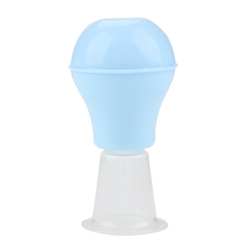 Damen-Weichbecher-Invertierte-Nippel-Absaugvorrichtung (Blau)