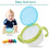 BPA Free Dual Handle Spill-Proof Bowl Green 2
