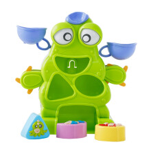 Babyspielzeug Bade-Set mit Cartoon-Tieren und Wasserstrahl