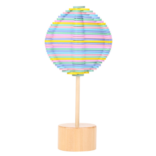 Stressabbau Holz-Drehtoy (Macaron), Kinder/Erw.