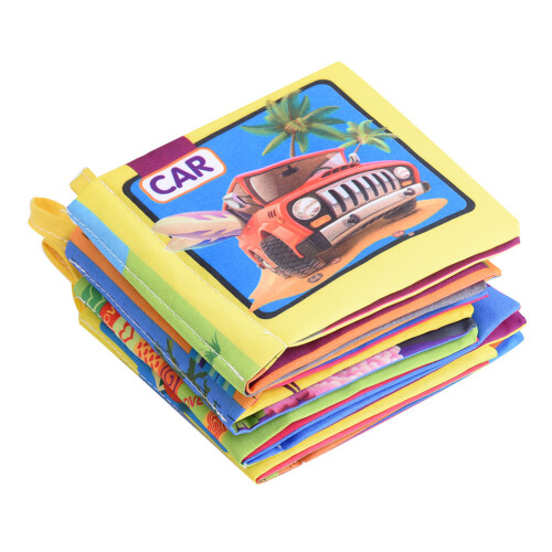 Kids Colorful Cloth Book Set 4pcs Educational Learning 1