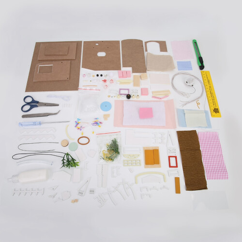 DIY 3D Houten Poppenhuis Gift 2