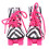 18 inch Doll Roller Skates Black White Stripe 2