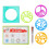 Plastic Geometric Ruler & Spiral Drawing Tool 1