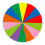 Kids Multi-Color Parachute Game 6m 3