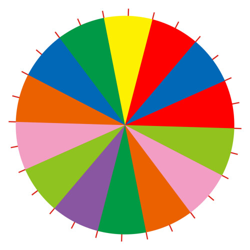 Kids Multi-Color Parachute Game 6m 2