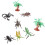 12x zacht plastic insectenmodel speelgoed 3