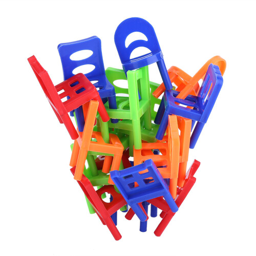 18tlg. Mini-Stacking-Stuhlspielzeug für Kinder 2