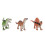 12x zacht plastic dinosaurus speelgoed 5