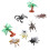 12x zacht plastic insectenmodel speelgoed 4