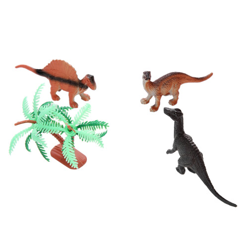 12x zacht plastic dinosaurus speelgoed 2