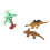 12x zacht plastic dinosaurus speelgoed 4
