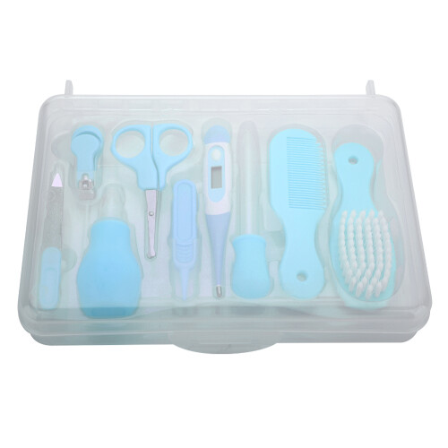 9pcs Baby Nail Clipper & Brush Kit Blue 1