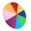 Kids Multi-Color Parachute Game 3m 5
