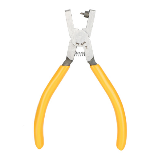 Alloy Round Hole Puncher Pliers Leather Strap Belt Tool