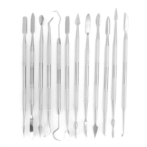 Wax Carvers Set Double Ended Stainless Steel Polymer Clay Tool 2