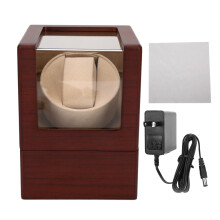 (US Plug) Automatic Watch Winder Box Quiet Motor Display Storage