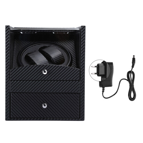 (EU Plug) Automatic Watch Winder Box Display Storage 110-240V