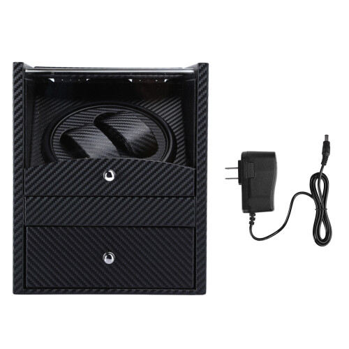 (US Plug) Automatic Watch Winder Box Display Storage 110-240V