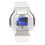 (White Silver) Digital Sports Watch Waterproof Light Black Silver 1