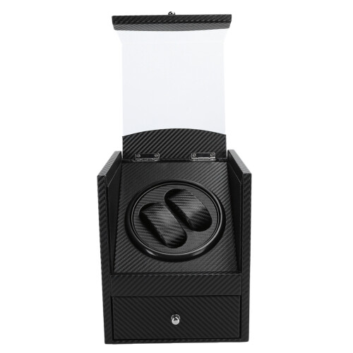 (EU Plug) Automatic Watch Winder Box Display Storage 110-240V 2