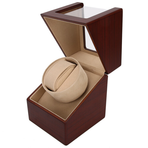 (US Plug) Automatic Watch Winder Box Quiet Motor Display Storage 2