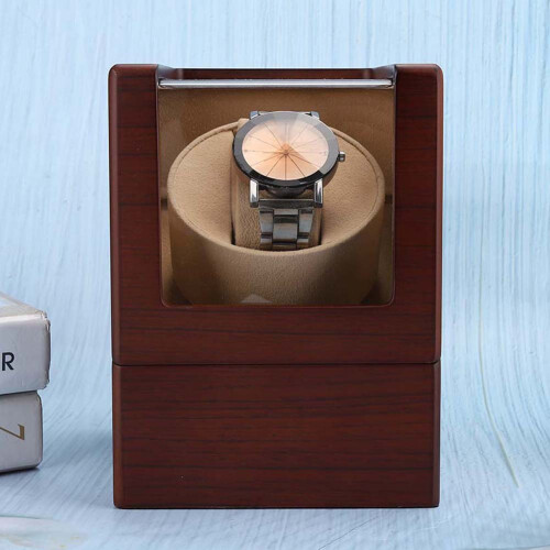 (US Plug) Automatic Watch Winder Box Storage Display for Mechanical Watch 2