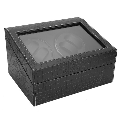(US Plug) Automatic Watch Winder Box for Mechanical Watch 1