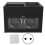 (EU Plug Grey) 2 Watch Winder Double Headed Vertical Light Adjustable Height Silent 1