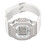 (White Silver) Digital Sports Watch Waterproof Light Black Silver 3