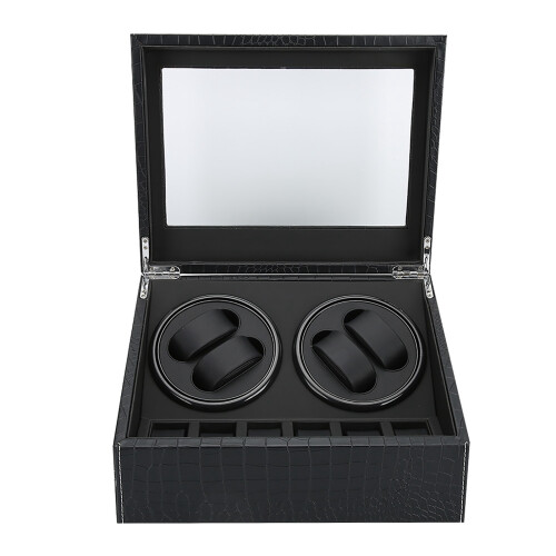 (US Plug) Automatic Watch Winder Box for Mechanical Watch 2