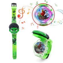 (Type A) Digital Display Musical Kids Watch Plastic Electric Toy Type A