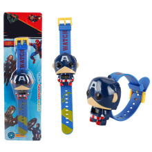 (Type 3) Kids Cartoon Learning Watch Retractable Electronic Toy for Toddlers
