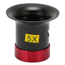 Watch Loupe 5x Magnifying Red Black Aluminum Housing