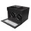 (US Plug Grey) 2 Watch Winder Double Headed Vertical Light Adjustable Height Silent 5